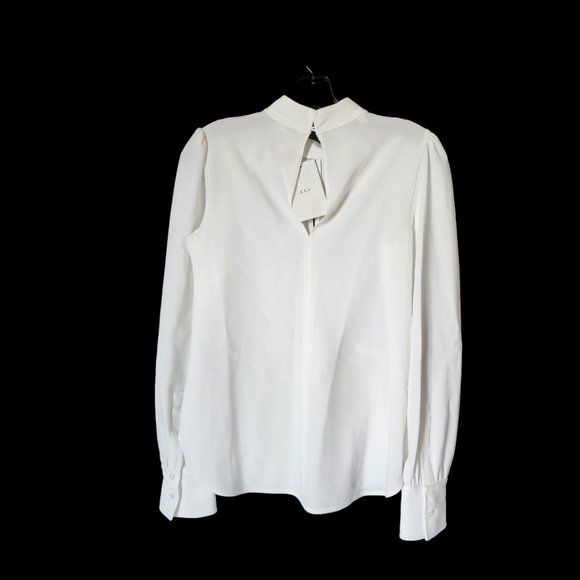 A.L.C. Marina Keyhole Crepe Blouse Size 2 New - Picture 8 of 11